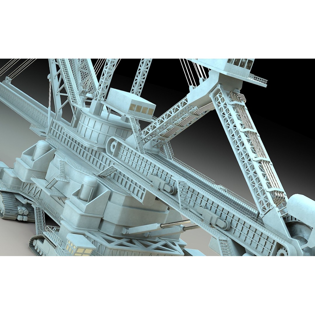 Heavy Duty Miner 3D Model – High Detail Concept, Blender Format - View 23