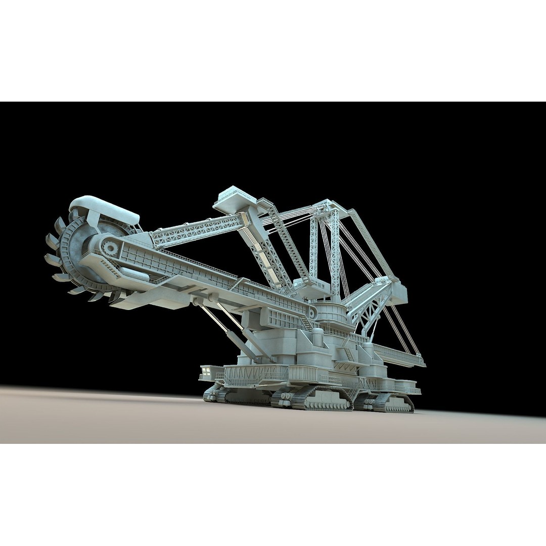 Heavy Duty Miner 3D Model – High Detail Concept, Blender Format - View 27