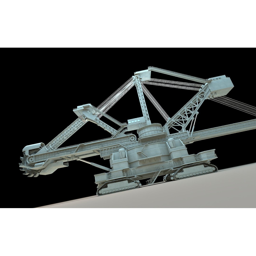 Heavy Duty Miner 3D Model – High Detail Concept, Blender Format - View 28