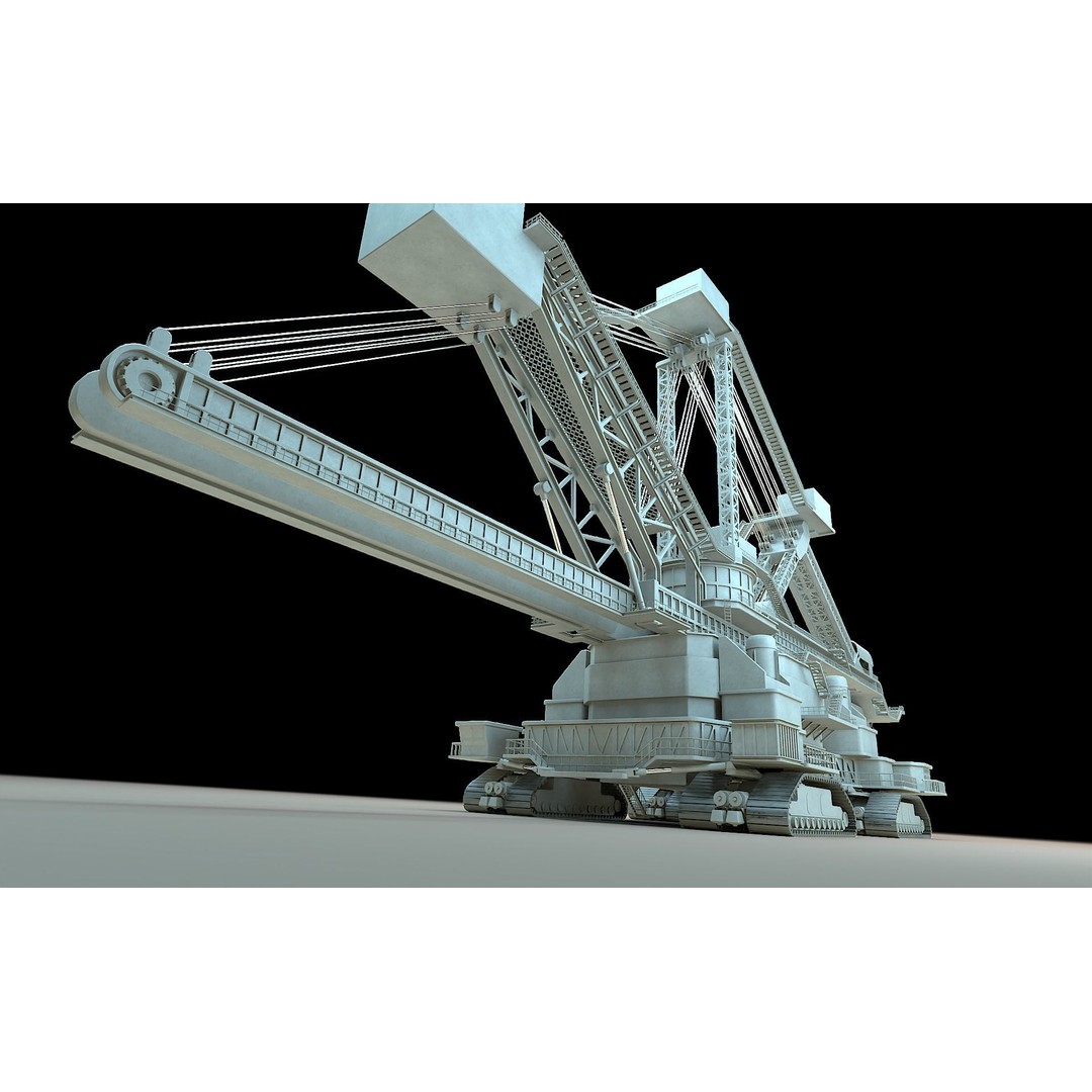 Heavy Duty Miner 3D Model – High Detail Concept, Blender Format - View 30