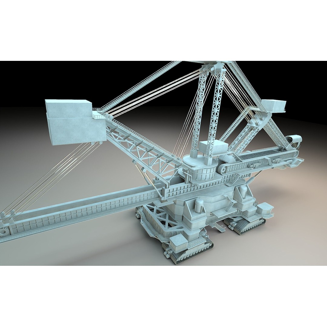 Heavy Duty Miner 3D Model – High Detail Concept, Blender Format - View 31