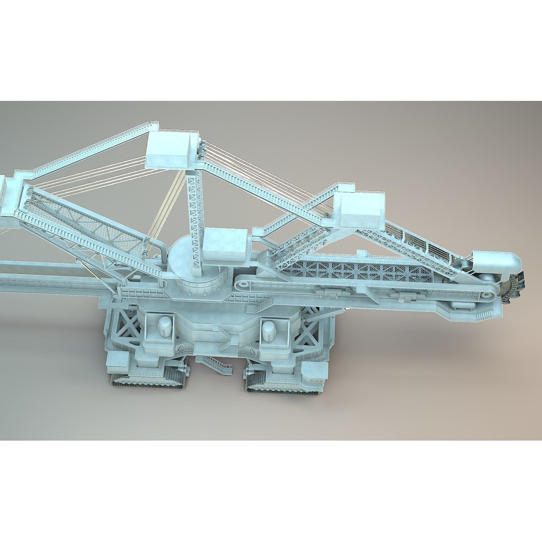 Heavy Duty Miner 3D Model – High Detail Concept, Blender Format - View 4