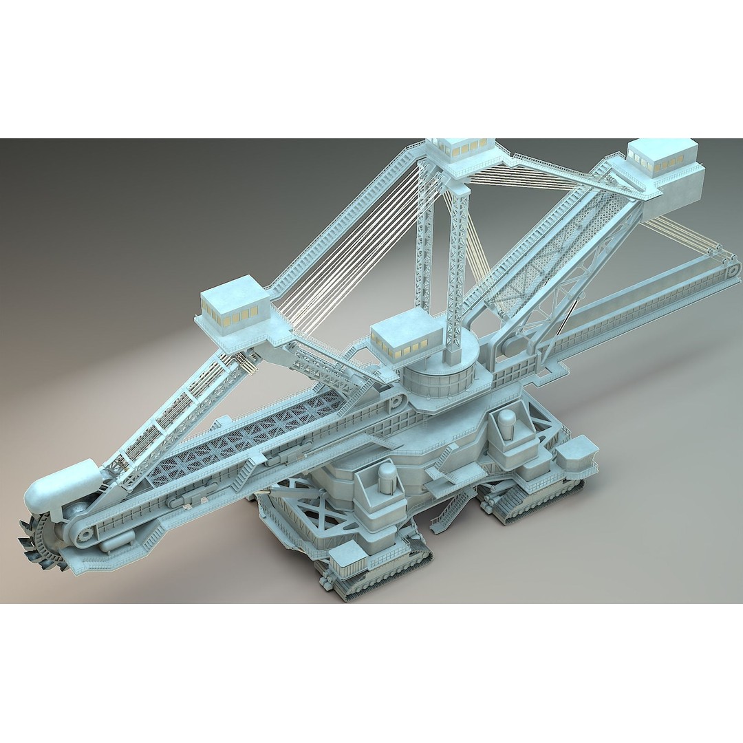 Heavy Duty Miner 3D Model – High Detail Concept, Blender Format - View 5