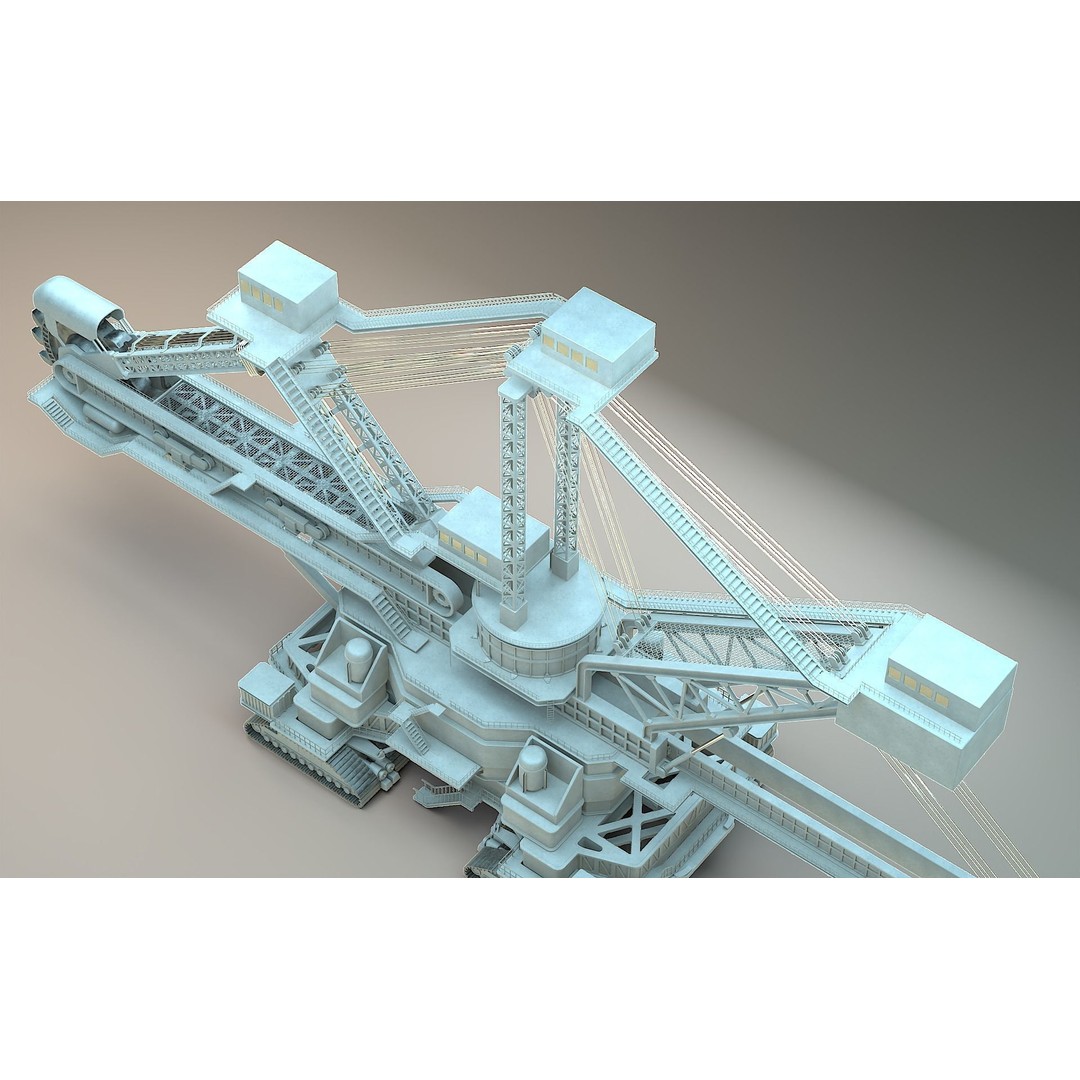 Heavy Duty Miner 3D Model – High Detail Concept, Blender Format - View 6