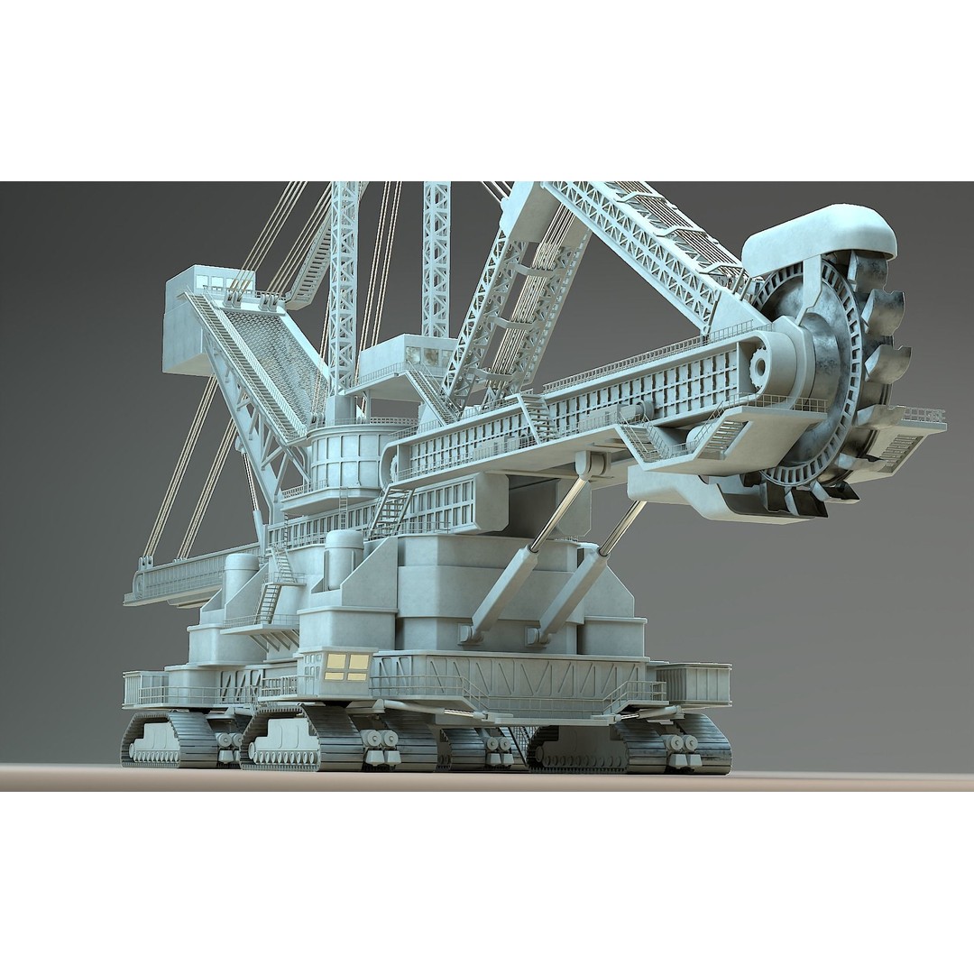 Heavy Duty Miner 3D Model – High Detail Concept, Blender Format - View 7