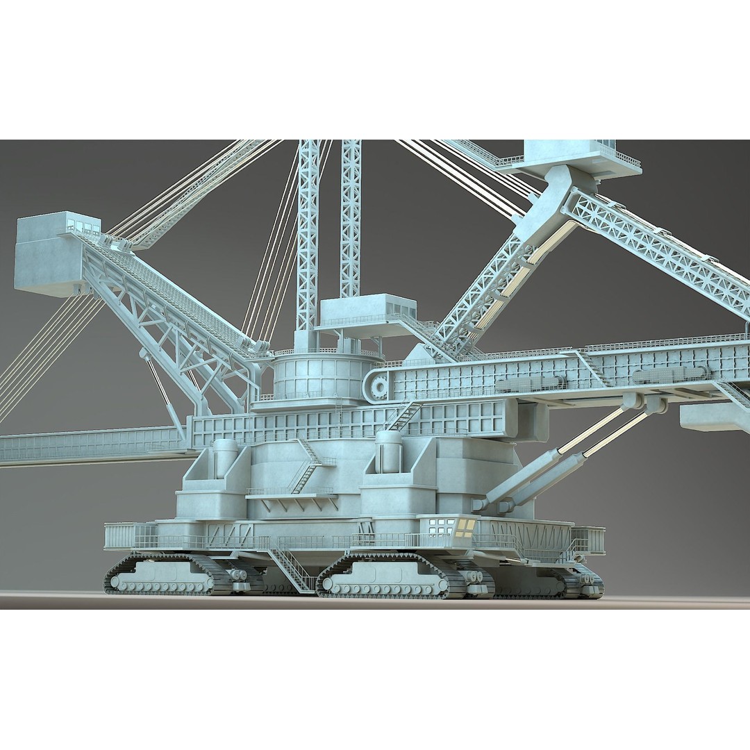 Heavy Duty Miner 3D Model – High Detail Concept, Blender Format - View 8