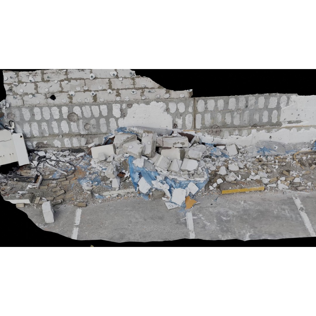 Ukraine Debris 3D Model – Low Poly Game Asset, FBX, OBJ, Blender - View 17