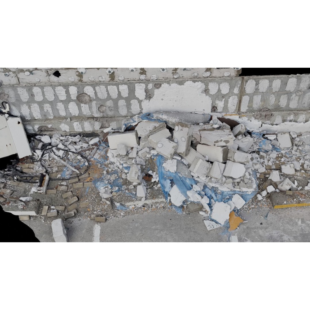 Ukraine Debris 3D Model – Low Poly Game Asset, FBX, OBJ, Blender - View 22