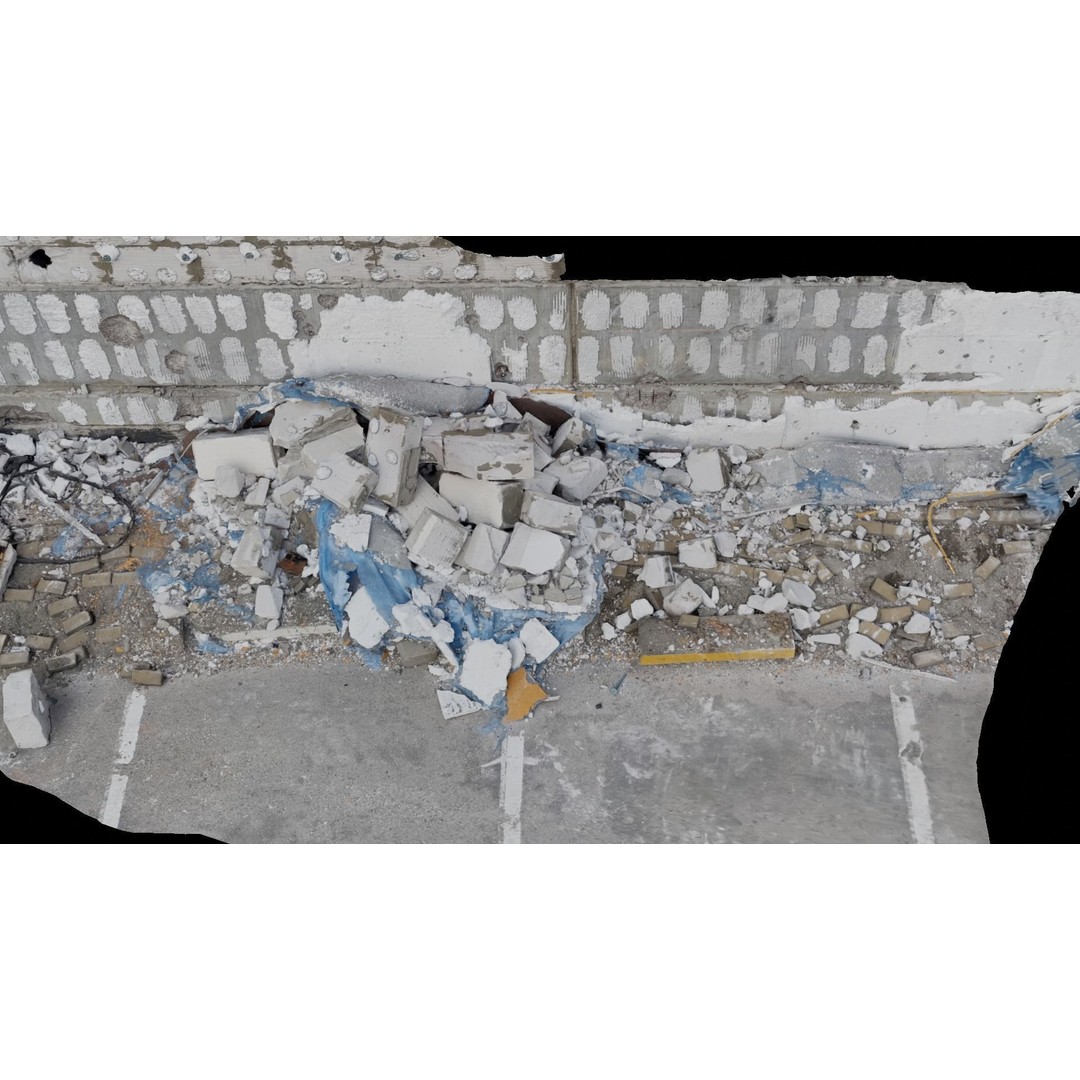 Ukraine Debris 3D Model – Low Poly Game Asset, FBX, OBJ, Blender - View 23
