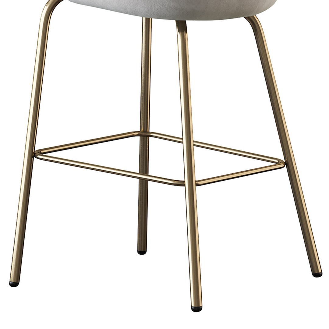 Lucia Barstool 3D Model – Upholstered Design, PBR Textures, FBX - View 11