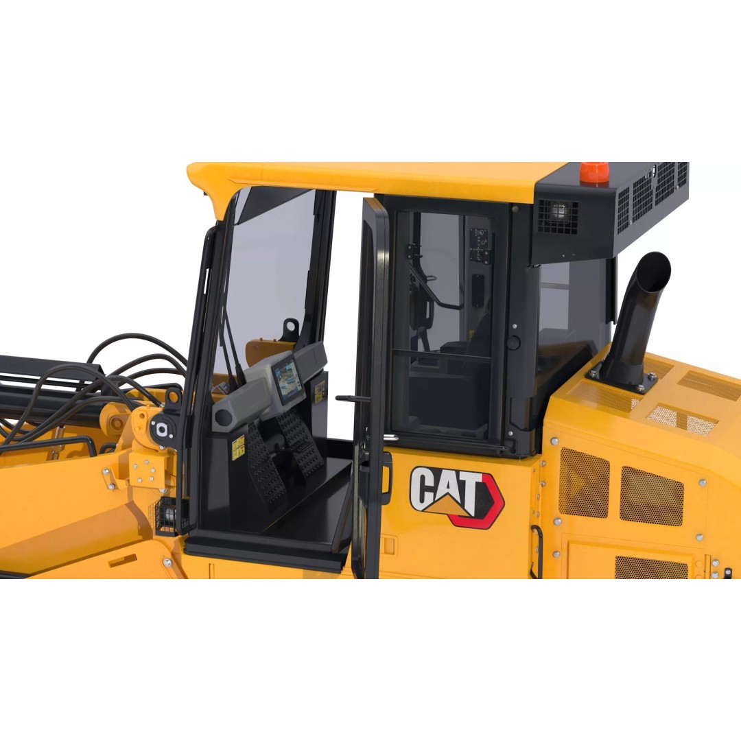 CAT 963 Track Loader 3D Model – High-Poly PBR Asset, FBX/OBJ - View 13