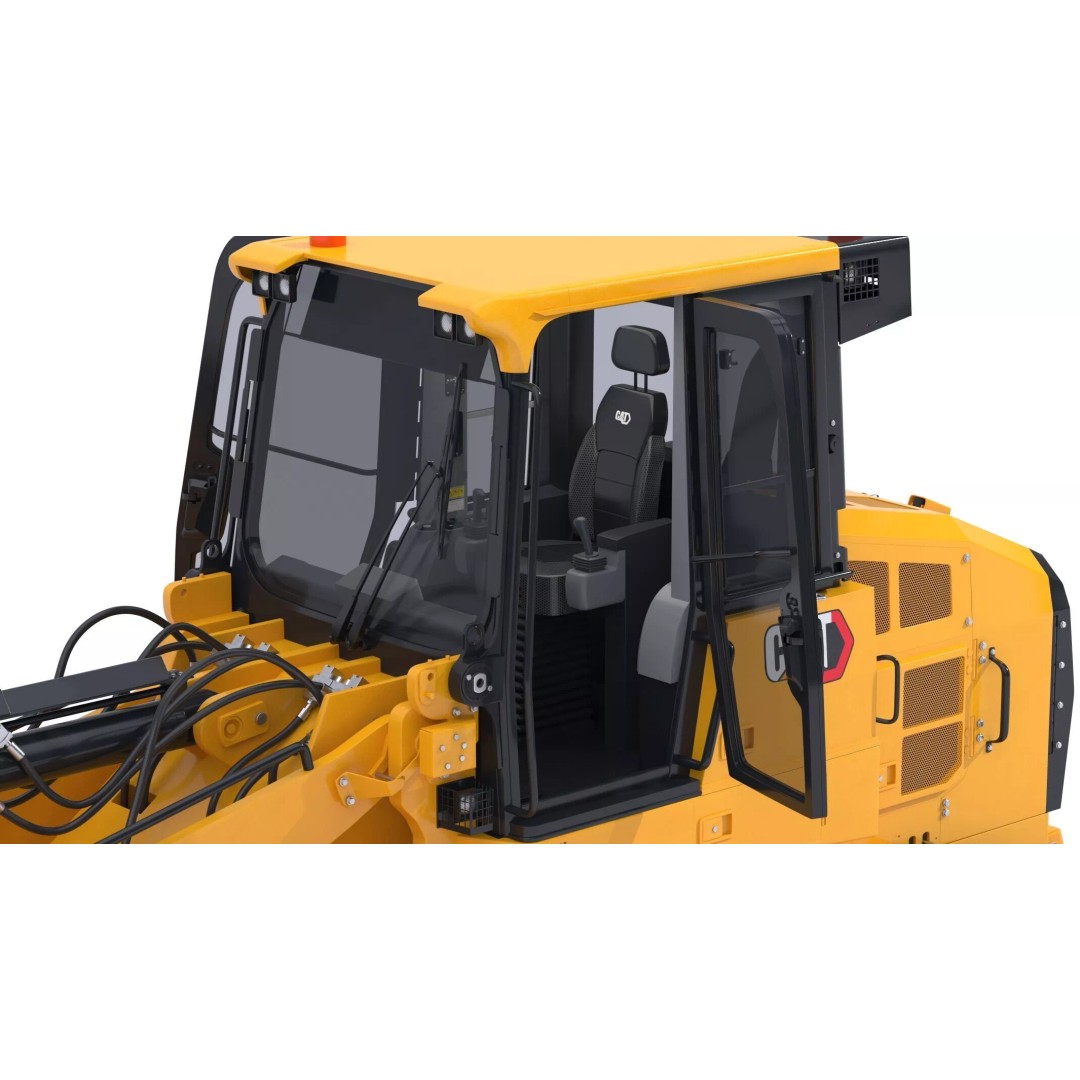 CAT 963 Track Loader 3D Model – High-Poly PBR Asset, FBX/OBJ - View 14