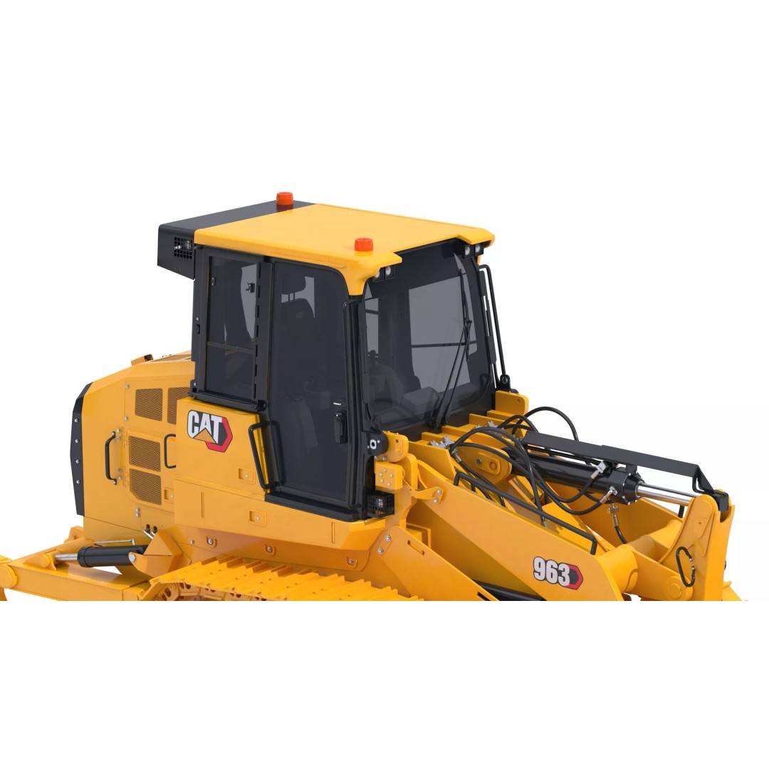 CAT 963 Track Loader 3D Model – High-Poly PBR Asset, FBX/OBJ - View 20