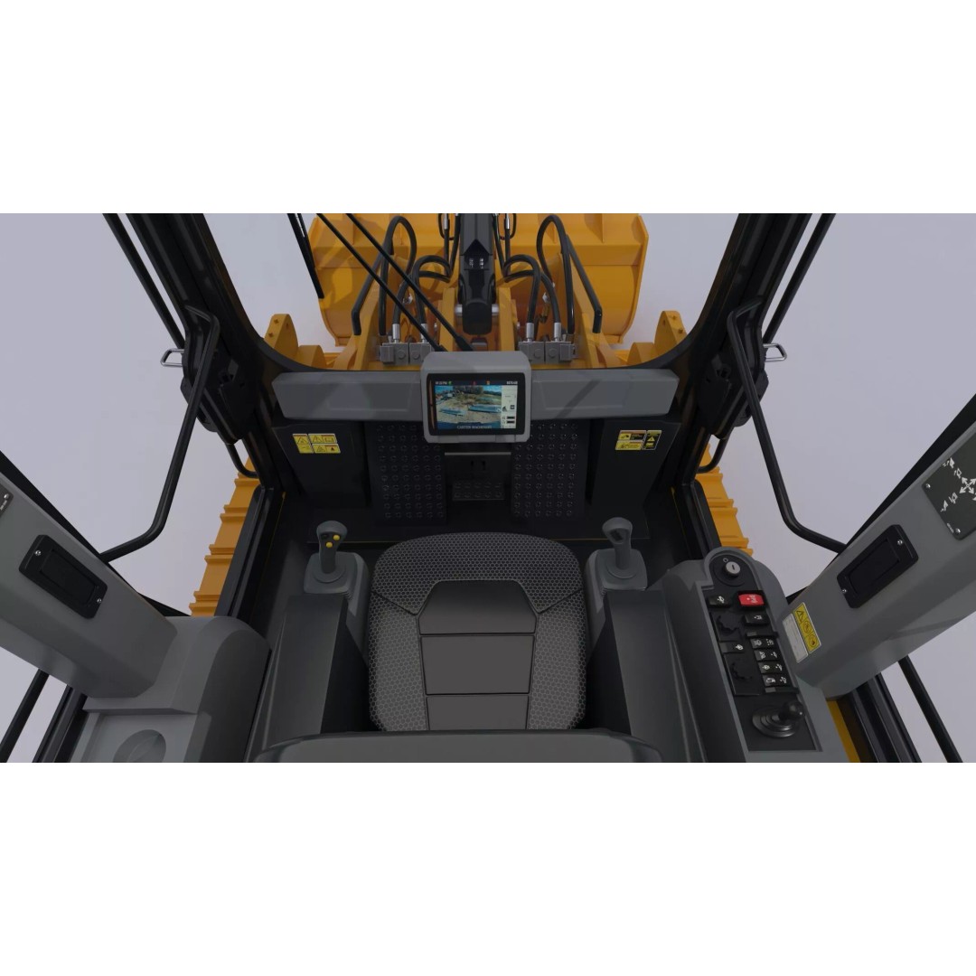 CAT 963 Track Loader 3D Model – High-Poly PBR Asset, FBX/OBJ - View 25