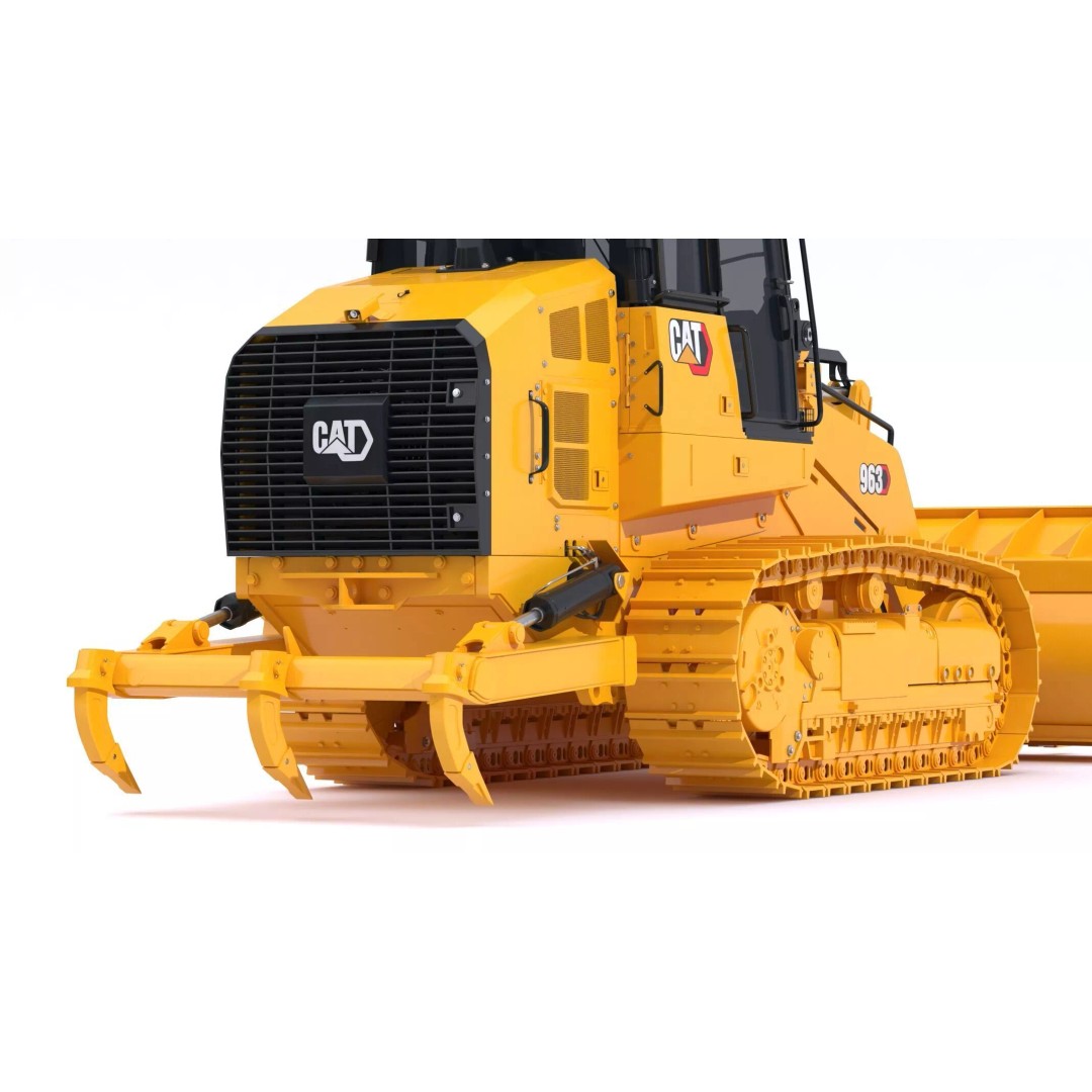 CAT 963 Track Loader 3D Model – High-Poly PBR Asset, FBX/OBJ - View 26