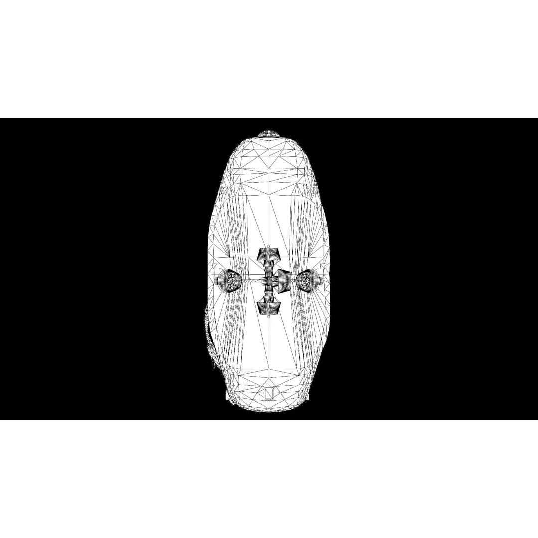 Deep Sea Submarine 3D Model – Low Poly Game Ready Asset, FBX - View 18