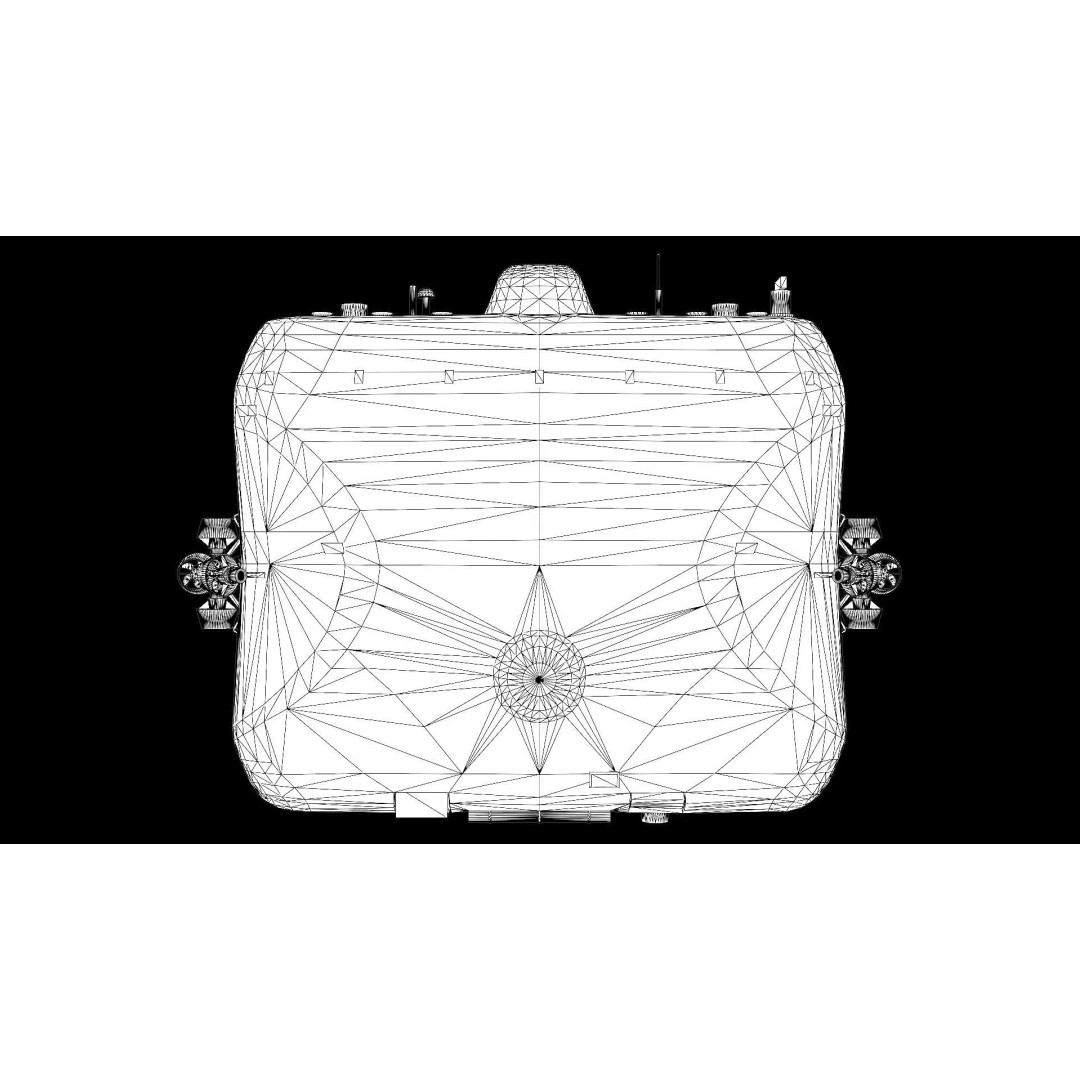 Deep Sea Submarine 3D Model – Low Poly Game Ready Asset, FBX - View 20
