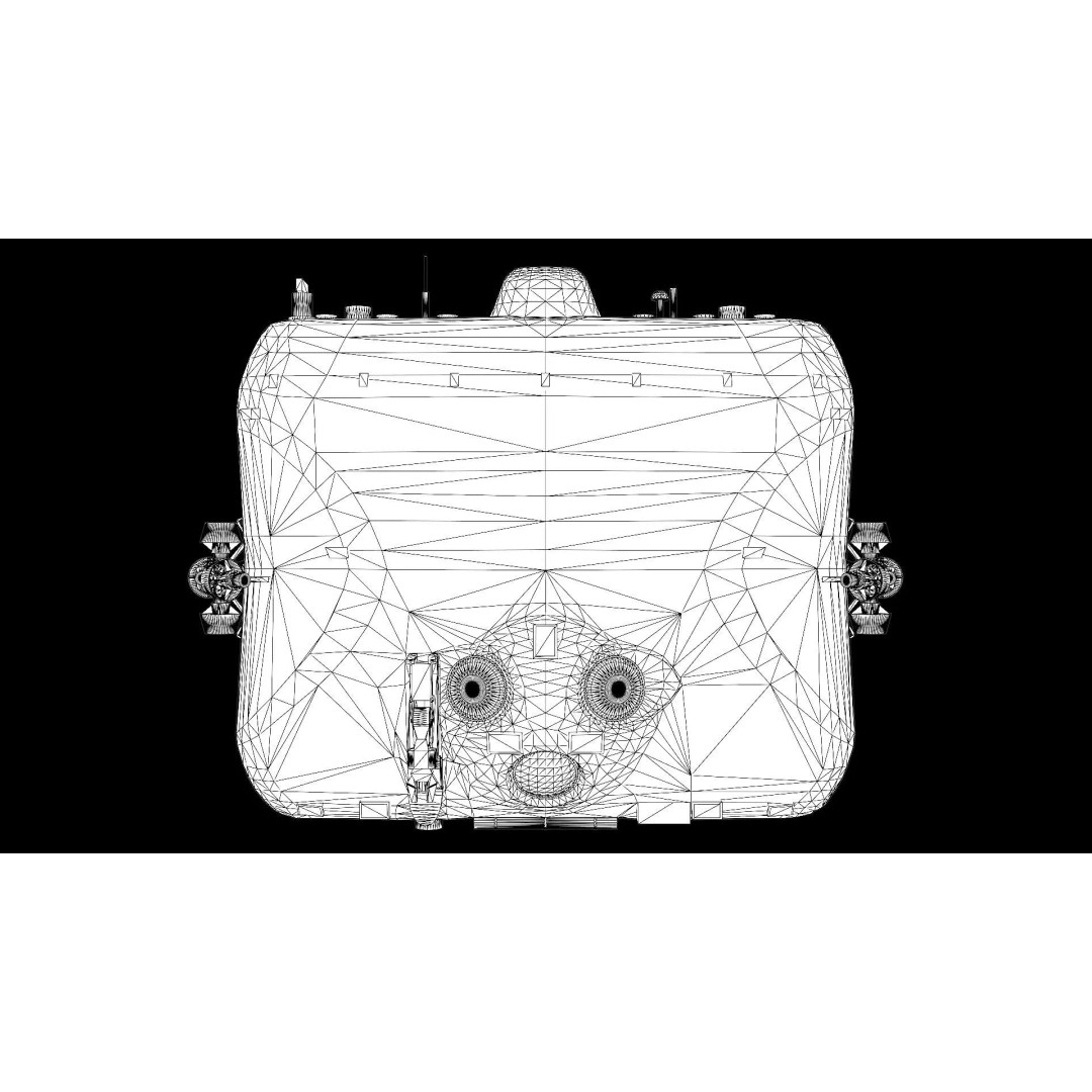 Deep Sea Submarine 3D Model – Low Poly Game Ready Asset, FBX - View 24