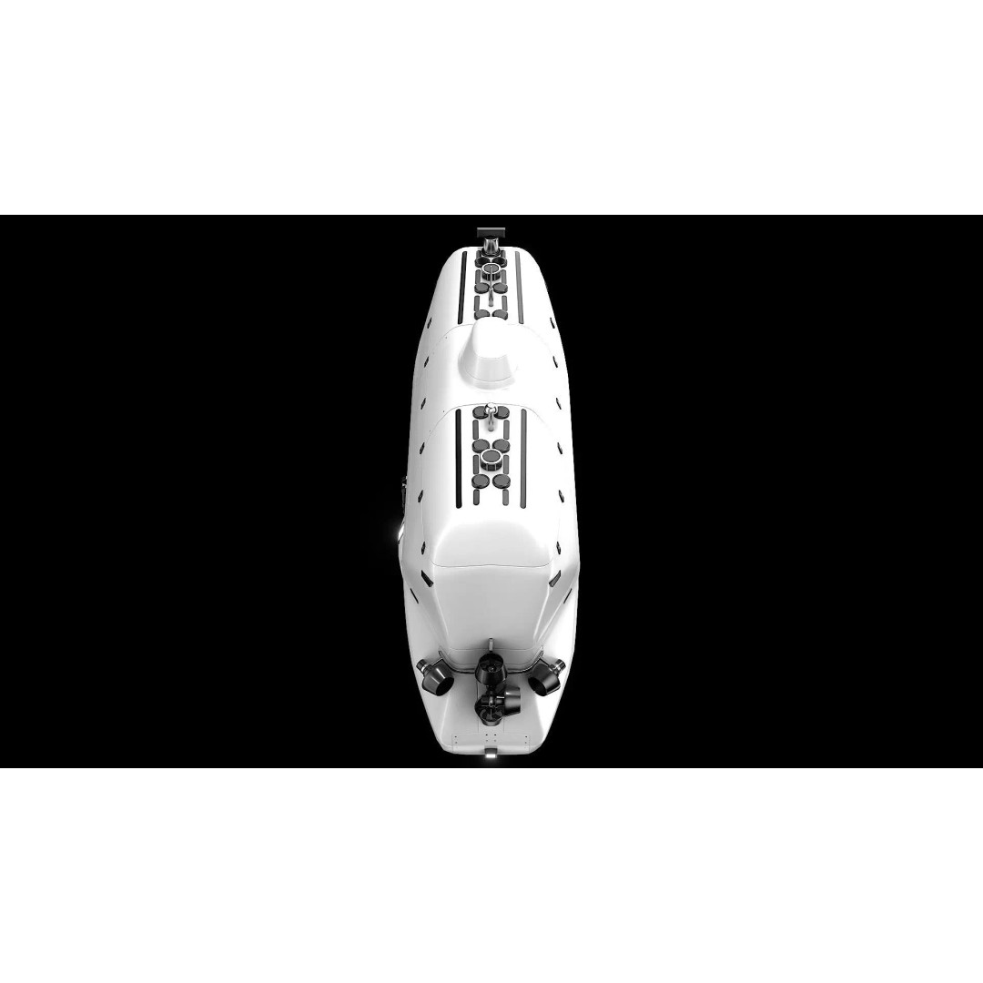 Deep Sea Submarine 3D Model – Low Poly Game Ready Asset, FBX - View 4