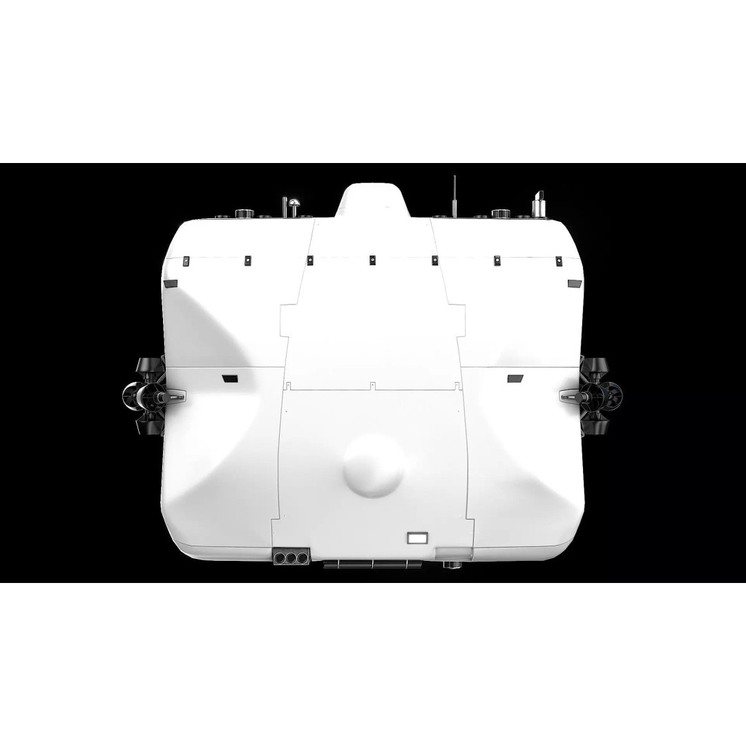 Deep Sea Submarine 3D Model – Low Poly Game Ready Asset, FBX - View 7