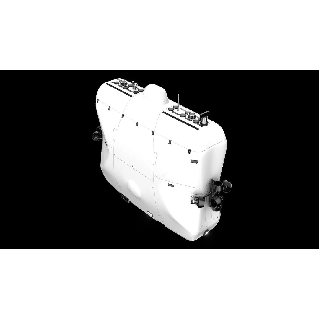Deep Sea Submarine 3D Model – Low Poly Game Ready Asset, FBX - View 8