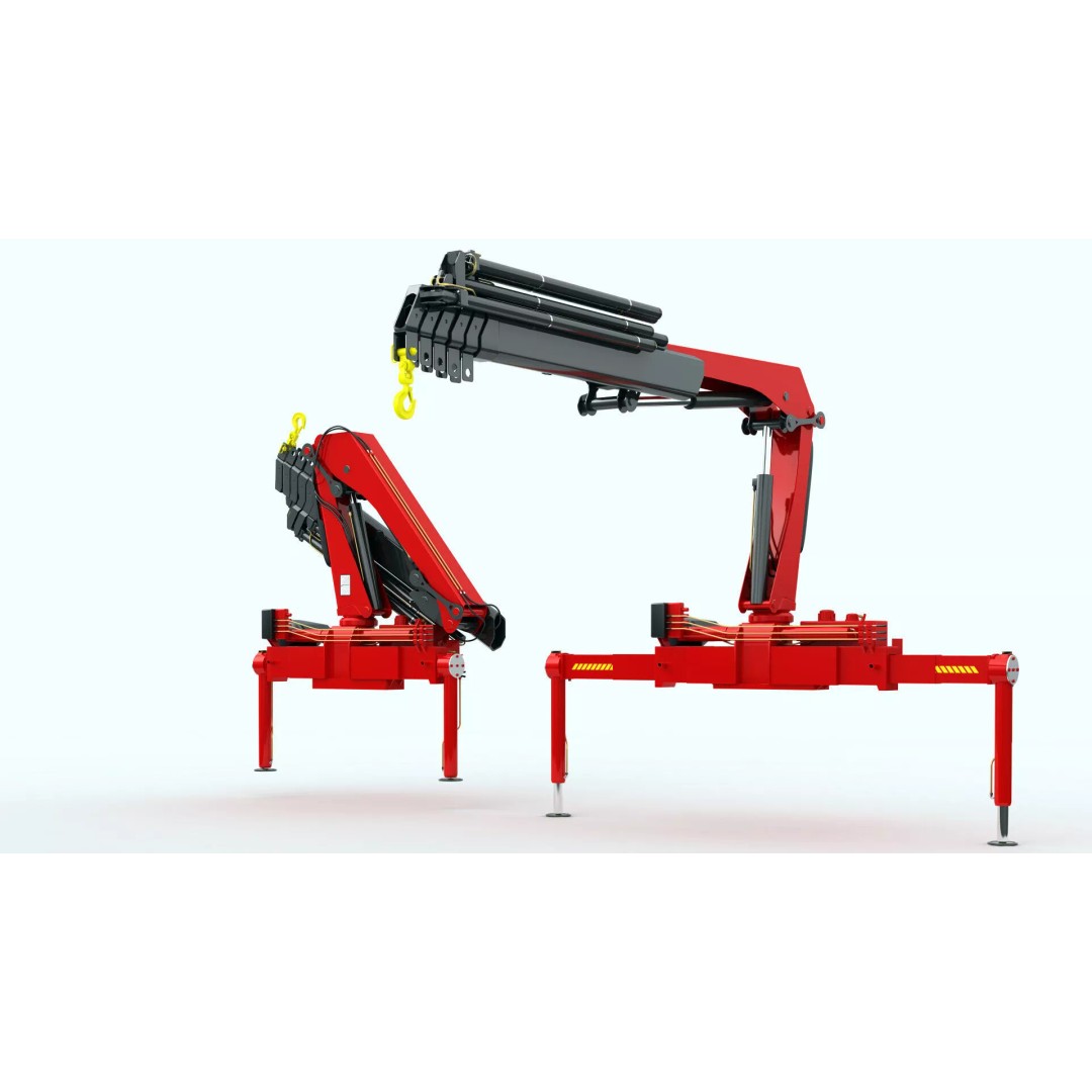 Loader Crane 3D Model – Realistic PBR Asset, FBX, OBJ - View 11