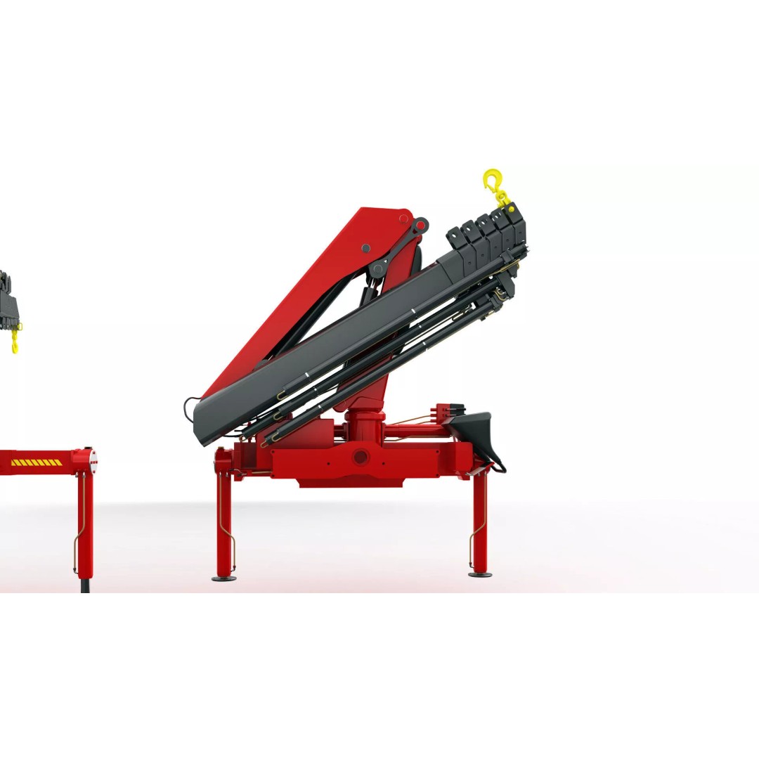 Loader Crane 3D Model – Realistic PBR Asset, FBX, OBJ - View 14
