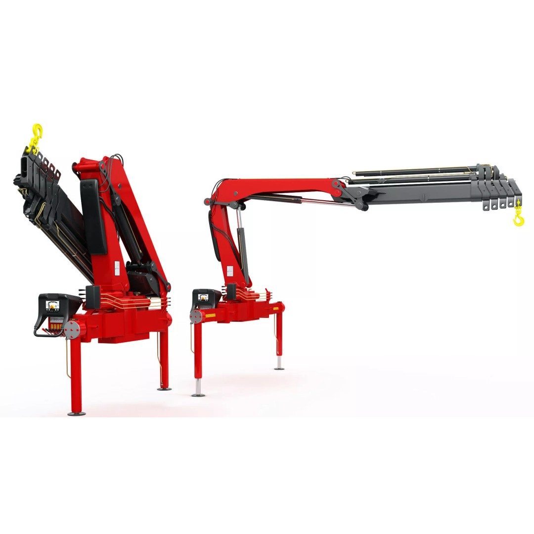 Loader Crane 3D Model – Realistic PBR Asset, FBX, OBJ - View 16