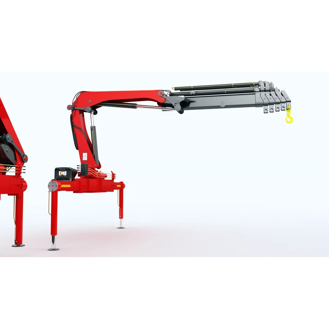 Loader Crane 3D Model – Realistic PBR Asset, FBX, OBJ - View 18