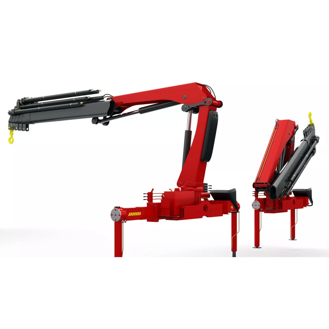 Loader Crane 3D Model – Realistic PBR Asset, FBX, OBJ - View 20