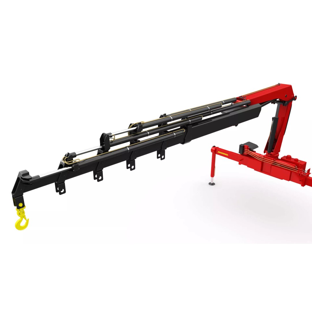 Loader Crane 3D Model – Realistic PBR Asset, FBX, OBJ - View 3