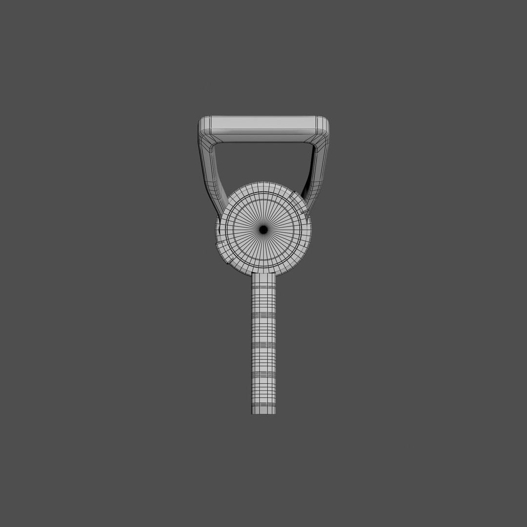 Firehose Gun 3D Model – Realistic Industrial Tool, PBR Textures - View 21