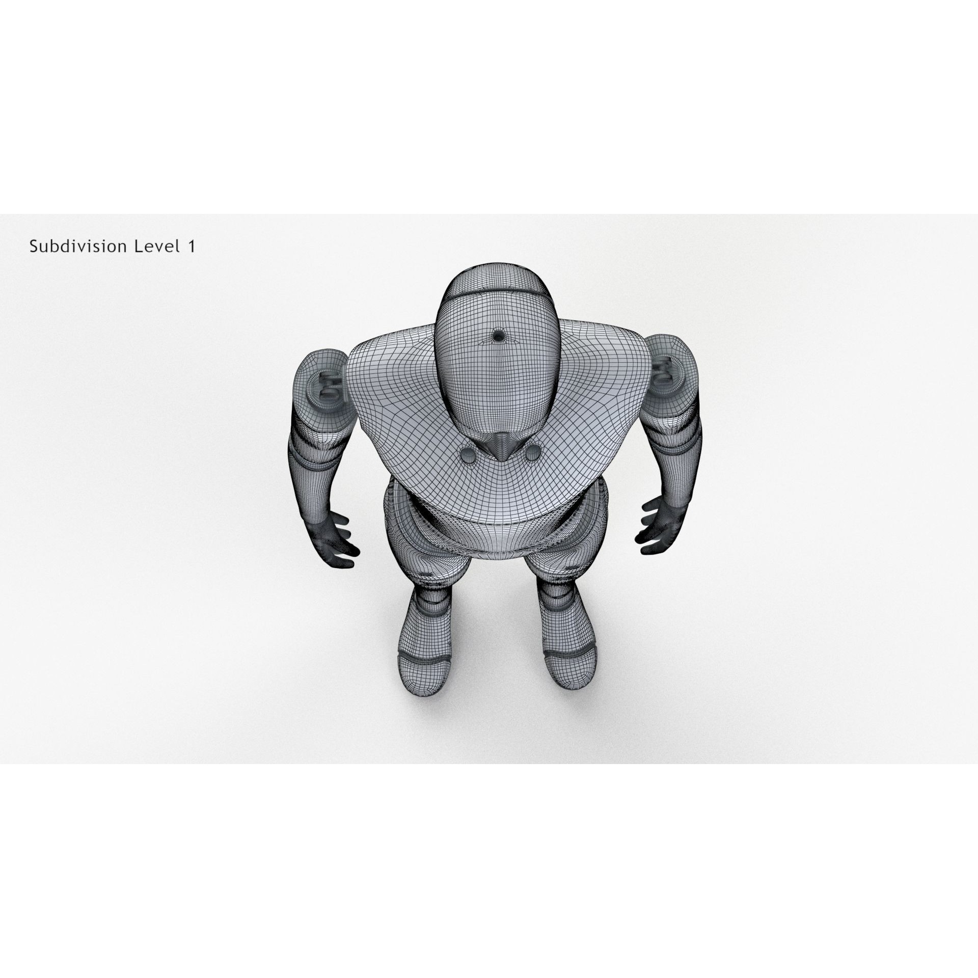Male Crash Test Dummy - Low-Poly Game-Ready 3D Model