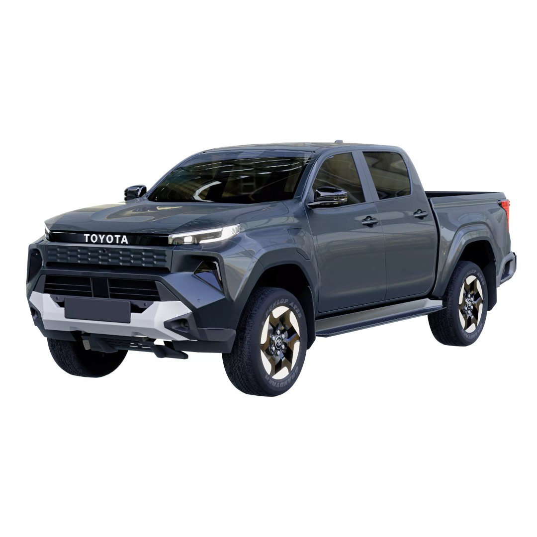 Toyota Hilux 2026 BEV 3D Model – High Poly Game-Ready Asset, FBX, OBJ - View 2