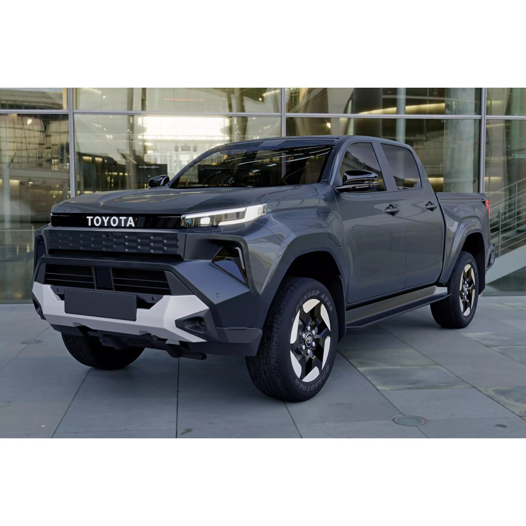 Toyota Hilux 2026 BEV 3D Model – High Poly Game-Ready Asset, FBX, OBJ - View 3