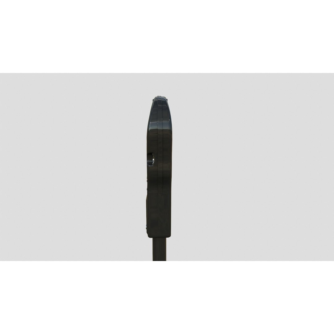 Parking Meter 3D Model – Low Poly Urban Asset, FBX, Blender - View 6