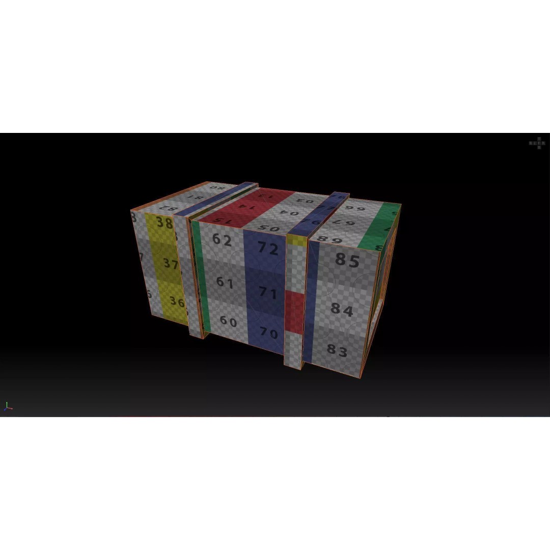 Medium Wooden Box 3D Model – Low Poly Game Asset, PBR Textures - View 20