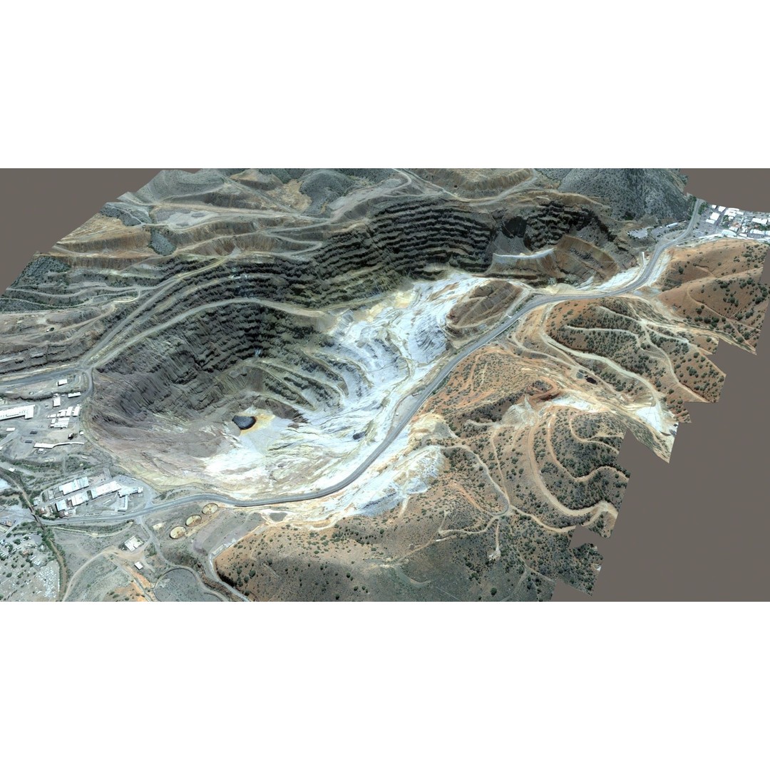Opencast Mine Lavender Pit 3D Model – Low Poly PBR Asset, FBX, OBJ - View 11