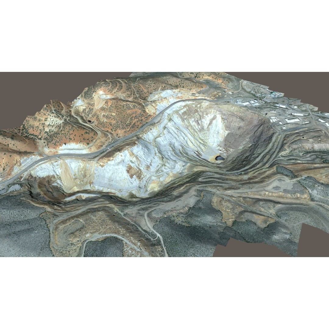 Opencast Mine Lavender Pit 3D Model – Low Poly PBR Asset, FBX, OBJ - View 27