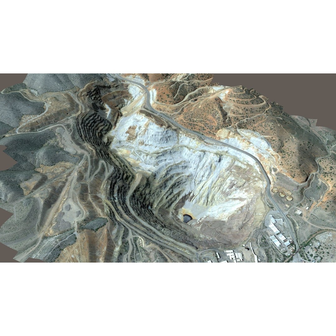 Opencast Mine Lavender Pit 3D Model – Low Poly PBR Asset, FBX, OBJ - View 35