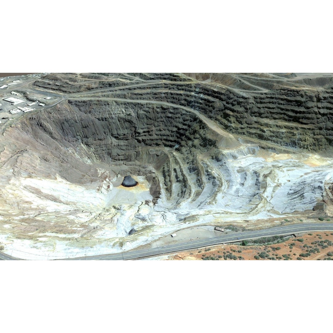 Opencast Mine Lavender Pit 3D Model – Low Poly PBR Asset, FBX, OBJ - View 9