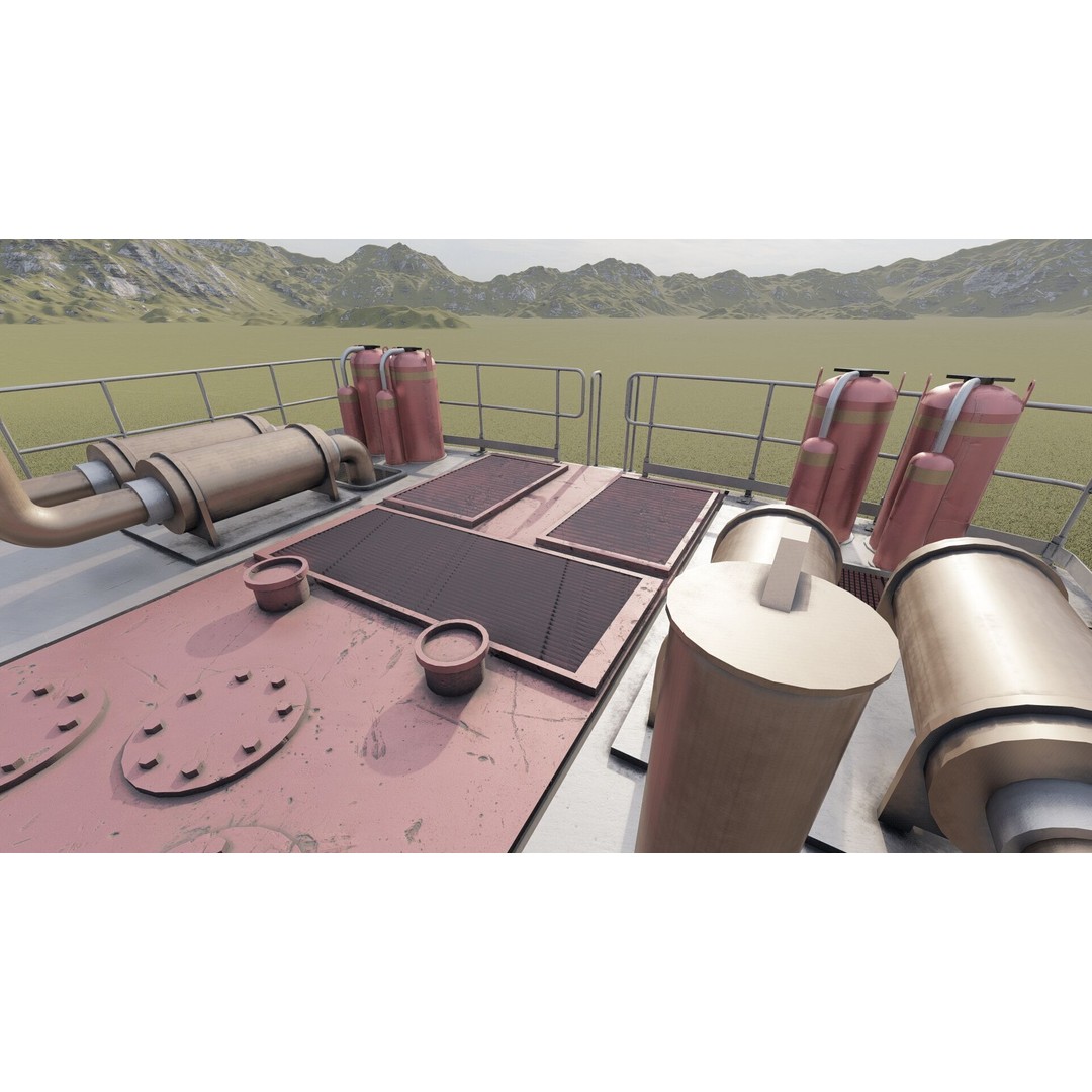 Poclain Mining Excavator 3D Model – Detailed Industrial Asset, FBX - View 30