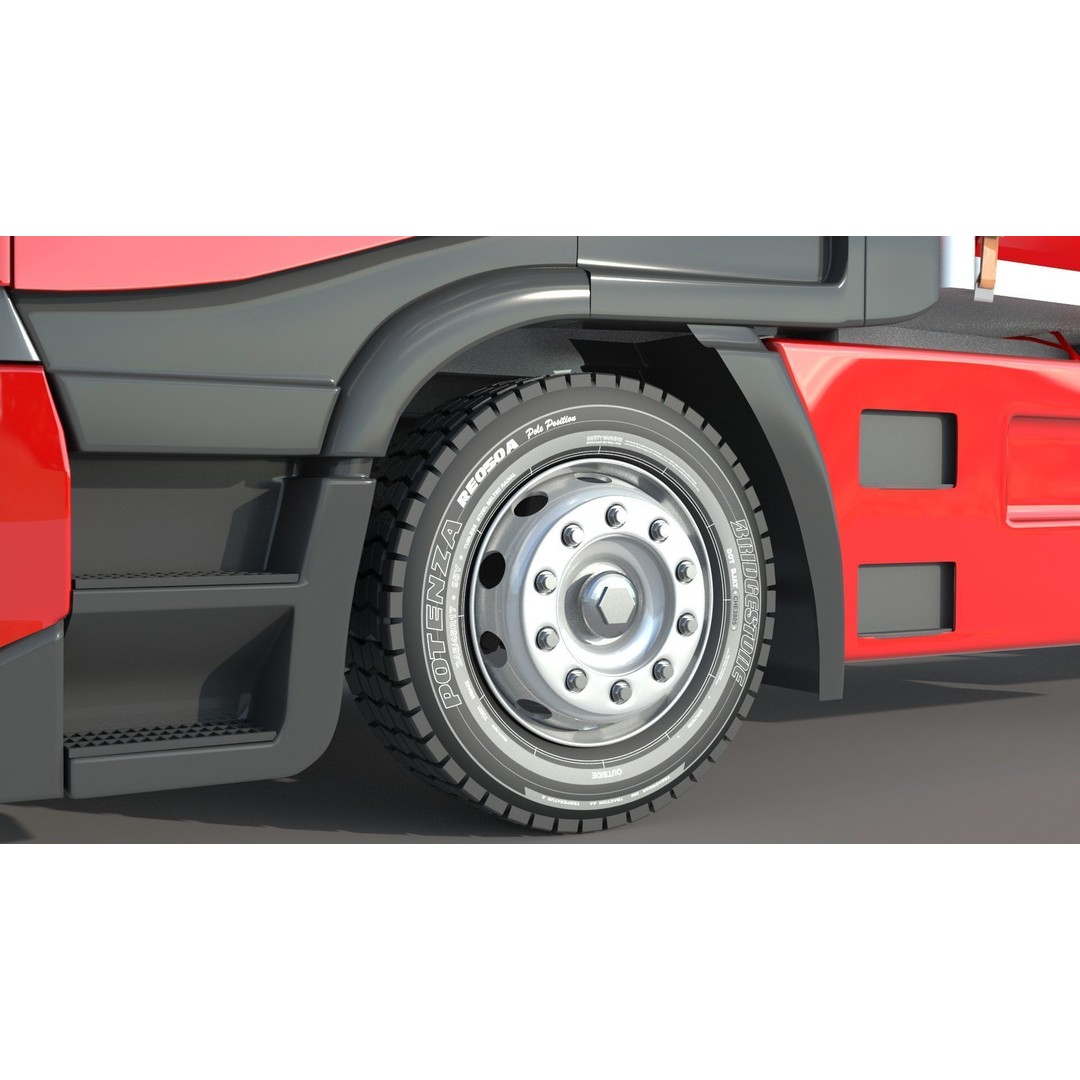 Iveco Stralis 480 Truck 3D Model – High Poly Vehicle Asset, FBX, OBJ - View 9
