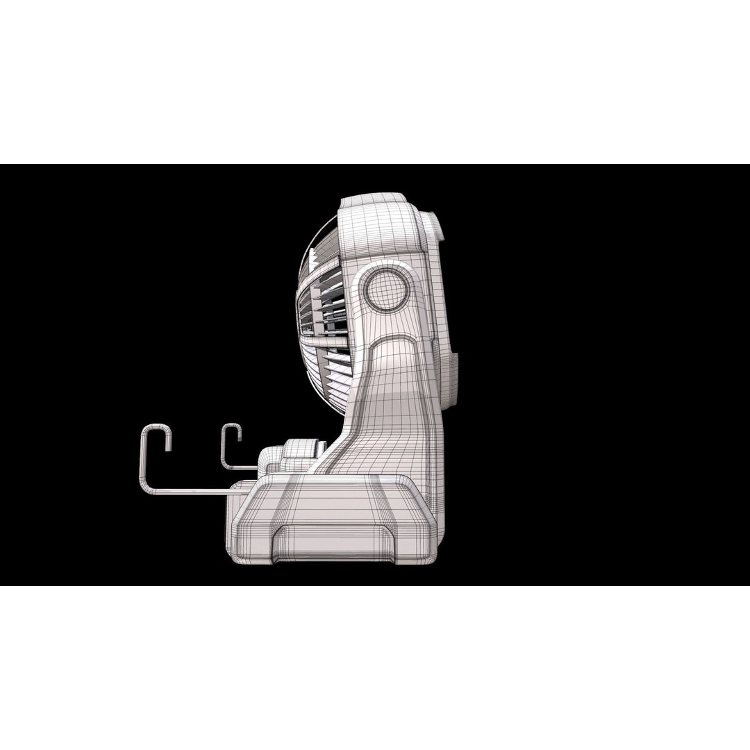 DEWALT 20V MAX Cordless Fan 3D Model – PBR Textures, FBX, OBJ - View 15