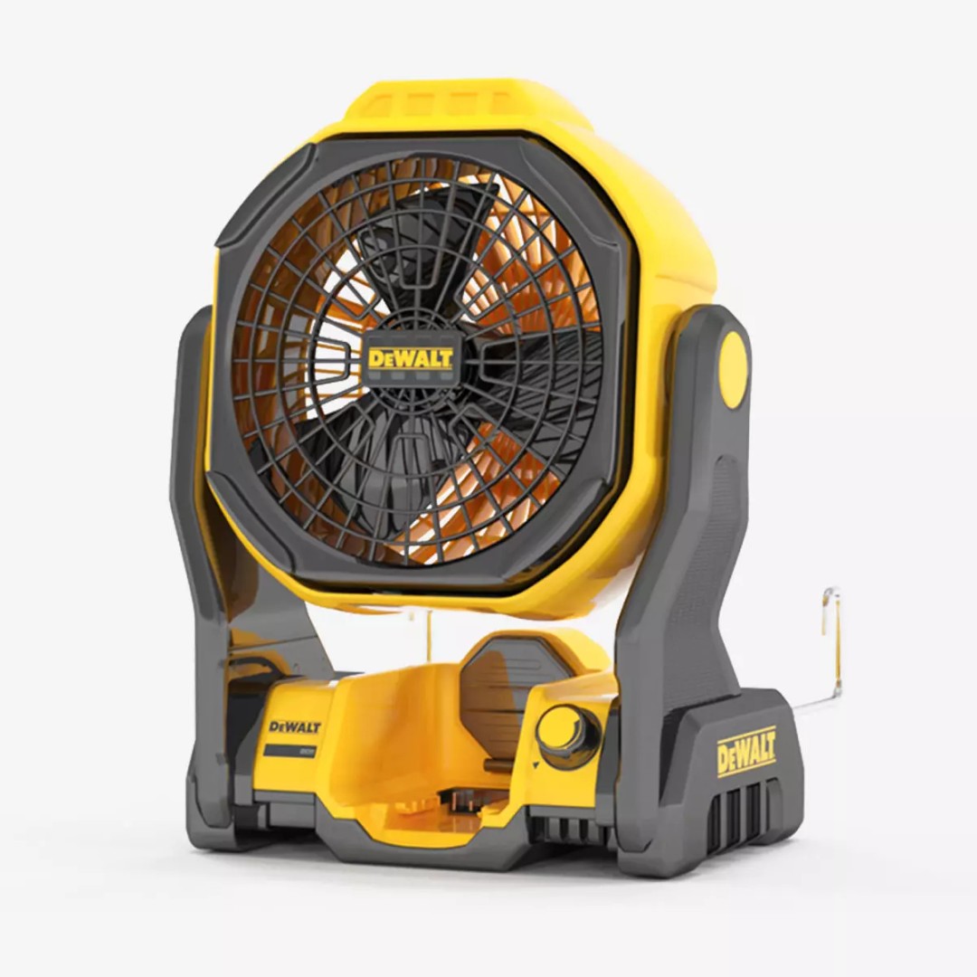 DEWALT 20V MAX Cordless Fan 3D Model – PBR Textures, FBX, OBJ - View 2