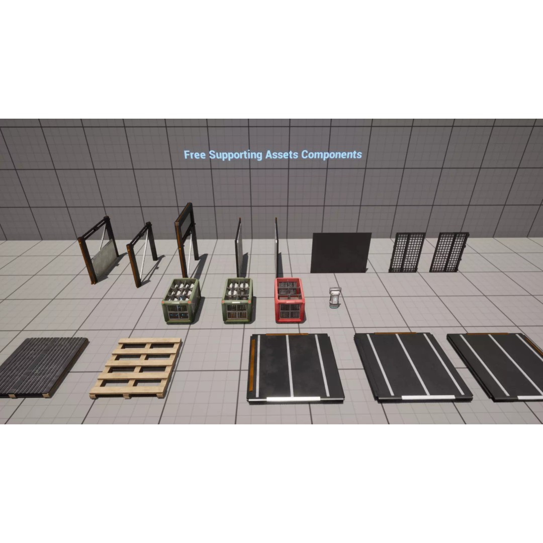 Military Crates 3D Model – Low Poly Game Asset with PBR Textures - View 16