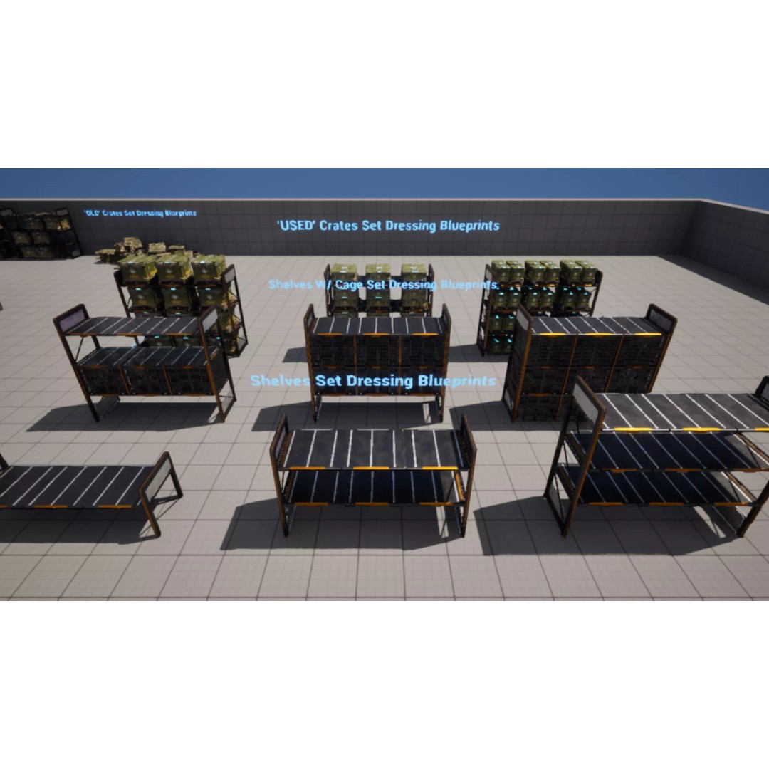 Military Crates 3D Model – Low Poly Game Asset with PBR Textures - View 17