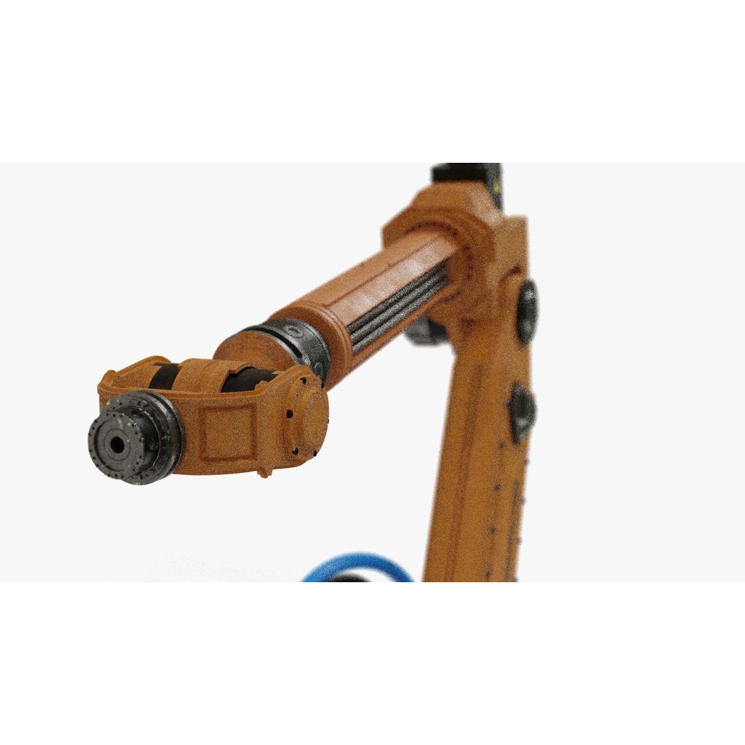 Robotic Arm 3D Model – Rigged and Animated Industrial Asset, FBX, Blender - View 13