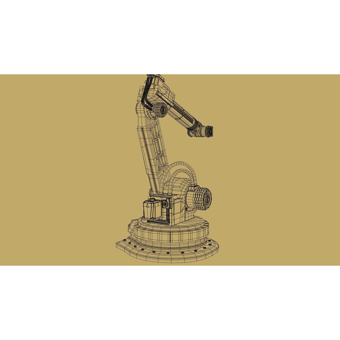 Robotic Arm 3D Model – Rigged and Animated Industrial Asset, FBX, Blender - View 18