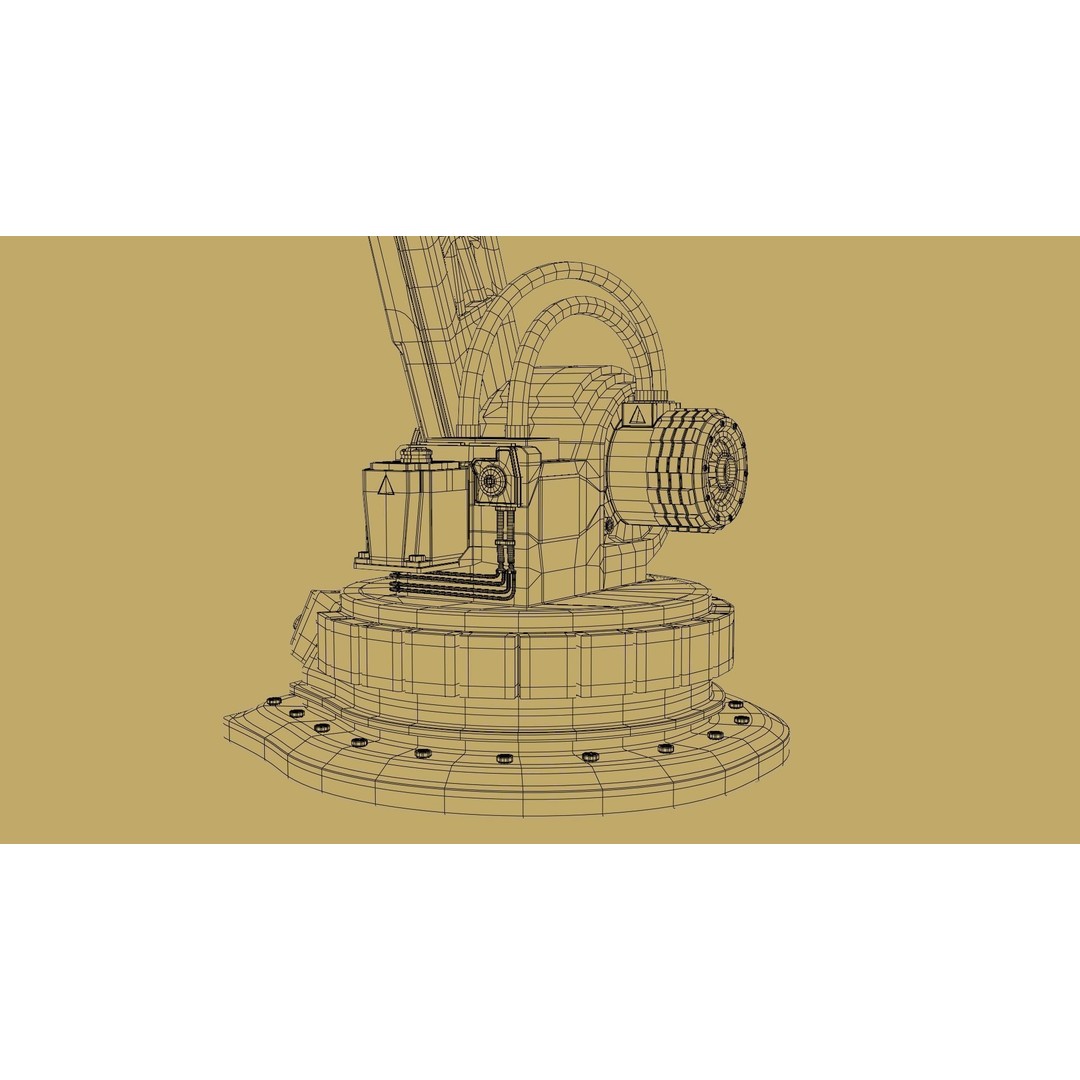 Robotic Arm 3D Model – Rigged and Animated Industrial Asset, FBX, Blender - View 19
